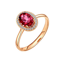 18K金镶嵌钻石吊坠